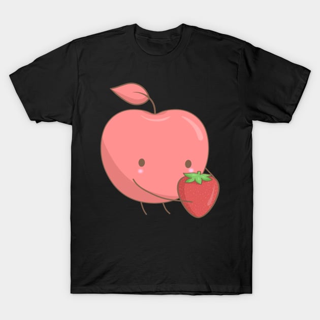 Stardew Valley- Strawberry Junimo T-Shirt by CaptainPoptop